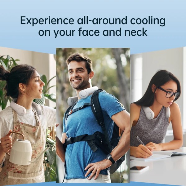Фото - Вентилятор портативный Jisulife Neck Fan Life4 Grey